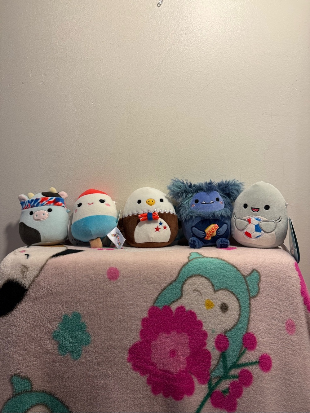 Squishmallows Fourth of July 250 patriotic bundle entire set 4.5”